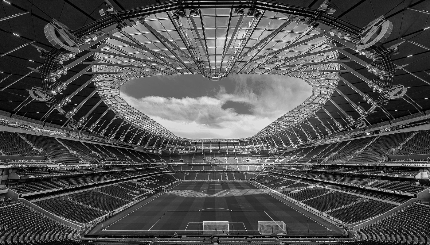 Vue générale de l'intérieur du stade Tottenham Hotspur lors du match de Premier League entre Tottenham Hotspur et Arsenal au stade Tottenham Hotspur, Londres, le 15 janvier 2023.