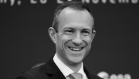 Louis Tillier, directeur du SatCen, lors d'une réunion du conseil ministériel de l'Agence spatiale européenne (ESA), à Brême, en Allemagne, le 26 novembre 2025. 