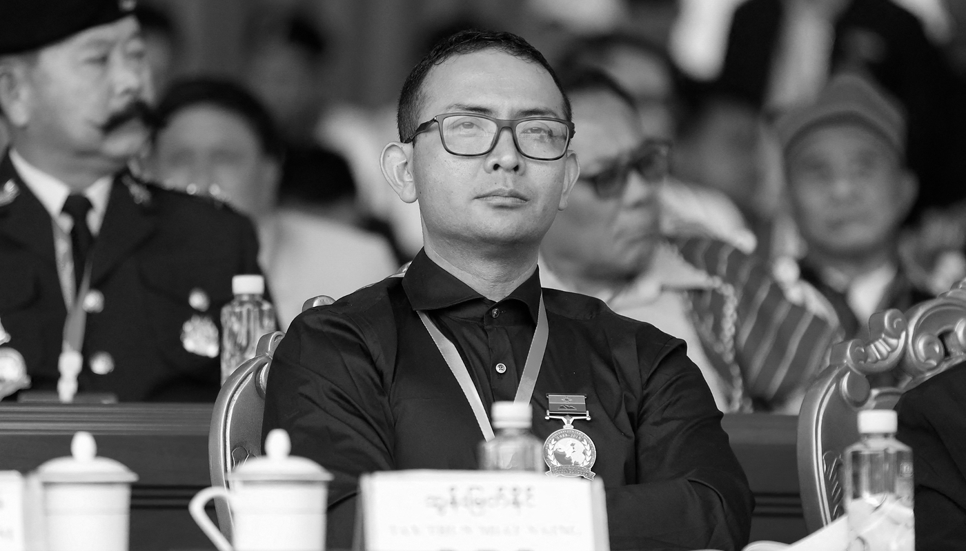 Twan Mrat Naing, principal dirigeant de l'Arakan Army à Panghsang, Myanmar, le 17 avril 2019.