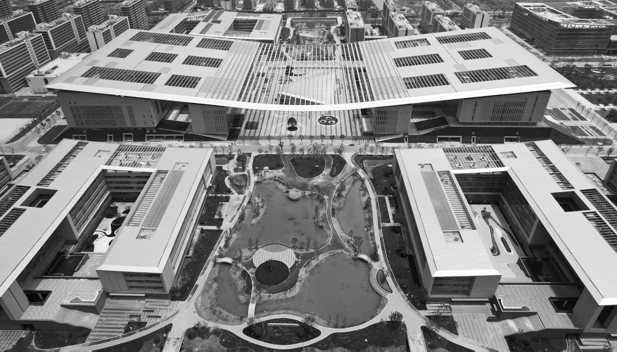 Une vue de l'école d'aviation sino-française de l'Université Beihang à Hangzhou, dans la province du Zhejiang, en Chine, le 29 mai 2023.