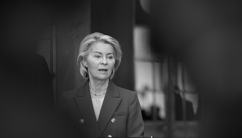 La présidente de la Commission européenne, Ursula von der Leyen, à Canberra, en Australie, le 24 mars 2026.