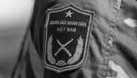 Un écusson de l'Armée populaire du Vietnam.