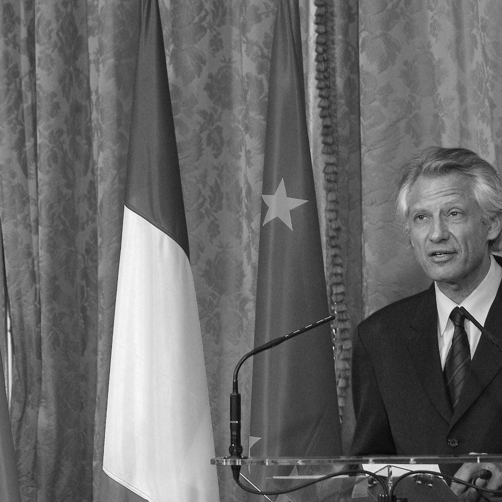 L'ancien premier ministre français Dominique de Villepin.