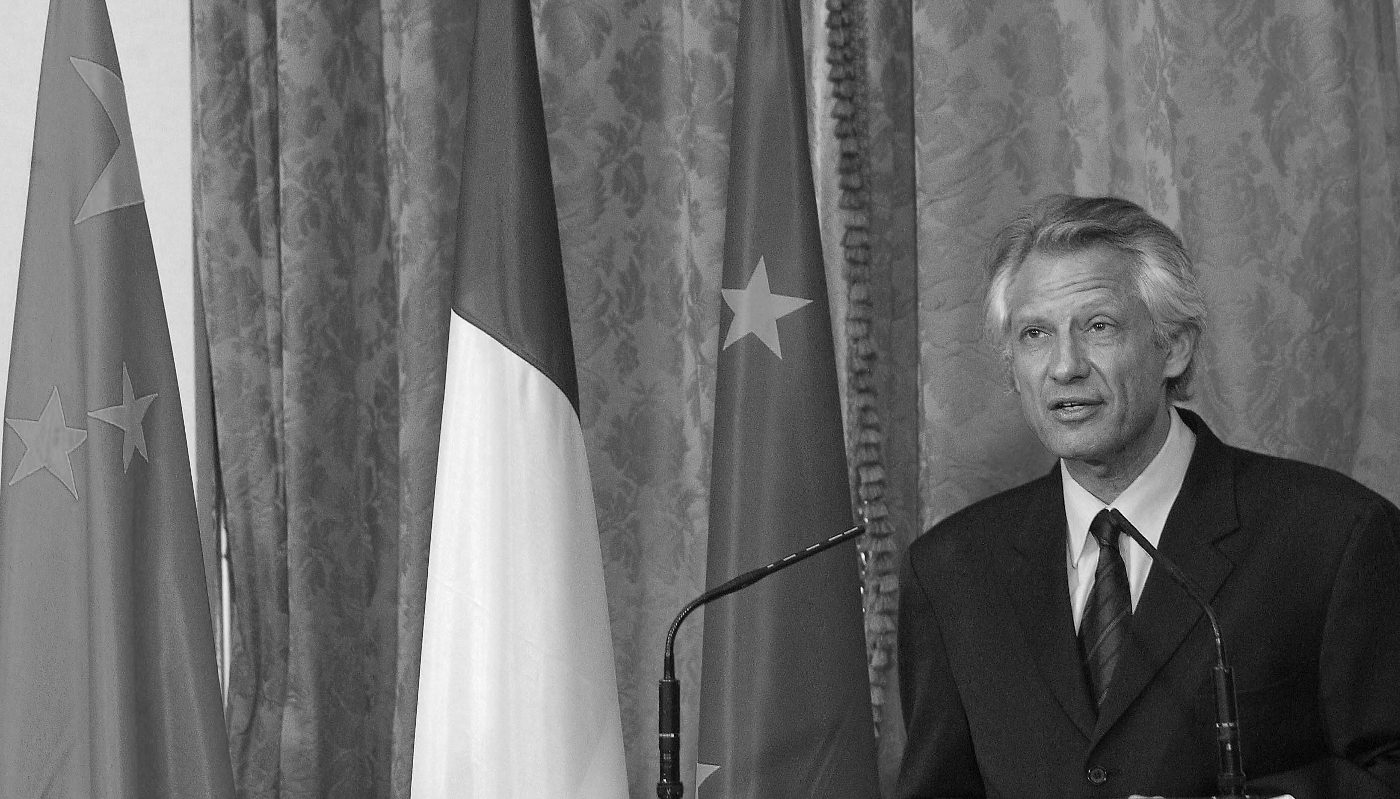 L'ancien premier ministre français Dominique de Villepin.