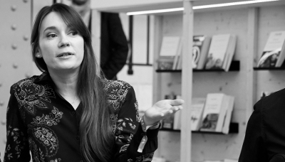 Xenia Fedorova au Festival du livre de Paris, le 12 avril 2025.