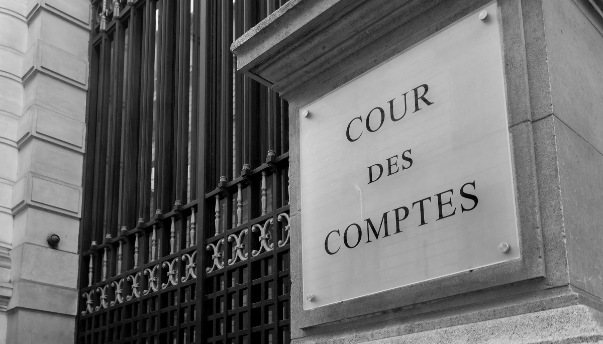 Vue du siège de la Cour des comptes, à Paris.