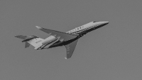 Un avion Cessna Citation Longitude, le 1er août 2023, à Dallas. Des avions de ce modèle ont été identifiés lors de frappes visant des bateaux suspectés de transporter de la drogue au large de l’Équateur, début 2026.