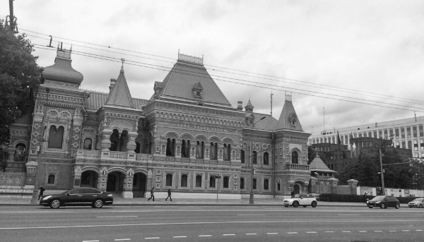 L'ambassade de France à Moscou.