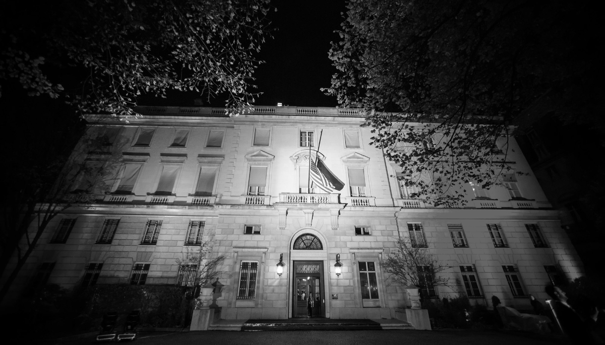 L'ambassade des États-Unis à Paris.