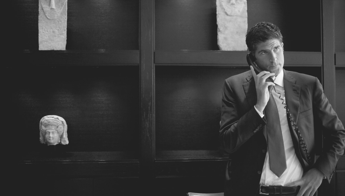 Antoun Sehnaoui, PDG de la Société générale de banque au Liban (SGBL), le 13 septembre 2011 à Beyrouth.
