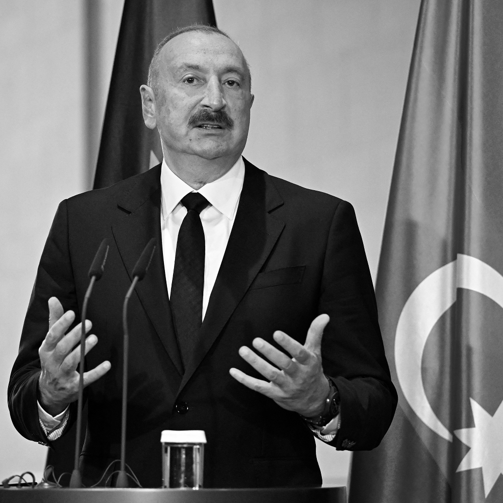 Le président azerbaïdjanais Ilham Aliyev à Berlin, le 21 juillet 2026.