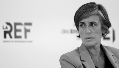 Céline Berthon, à la tête de la Direction générale de la sécurité intérieure (DGSI) française, le 26 août 2026 à Paris.