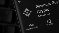 La page de l'application Binance sur le Google Play Store.