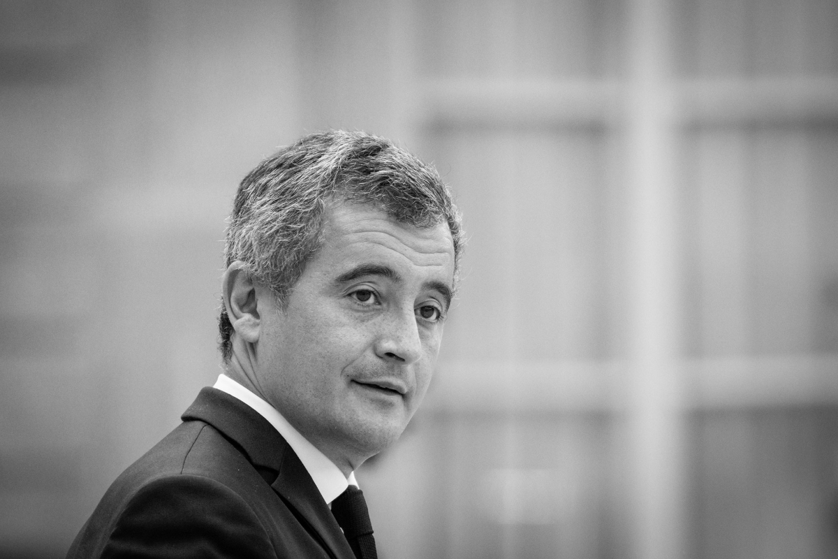 Le ministre français de l'intérieur Gérald Darmanin. 
