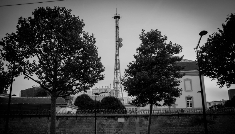 Vue extérieure du siège de la Direction générale de la sécurité extérieure (DGSE), à Paris.