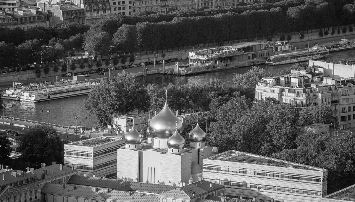 La Cathédrale de la Sainte-Trinité, Église orthodoxe russe de Paris.