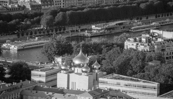La Cathédrale de la Sainte-Trinité, Église orthodoxe russe de Paris.