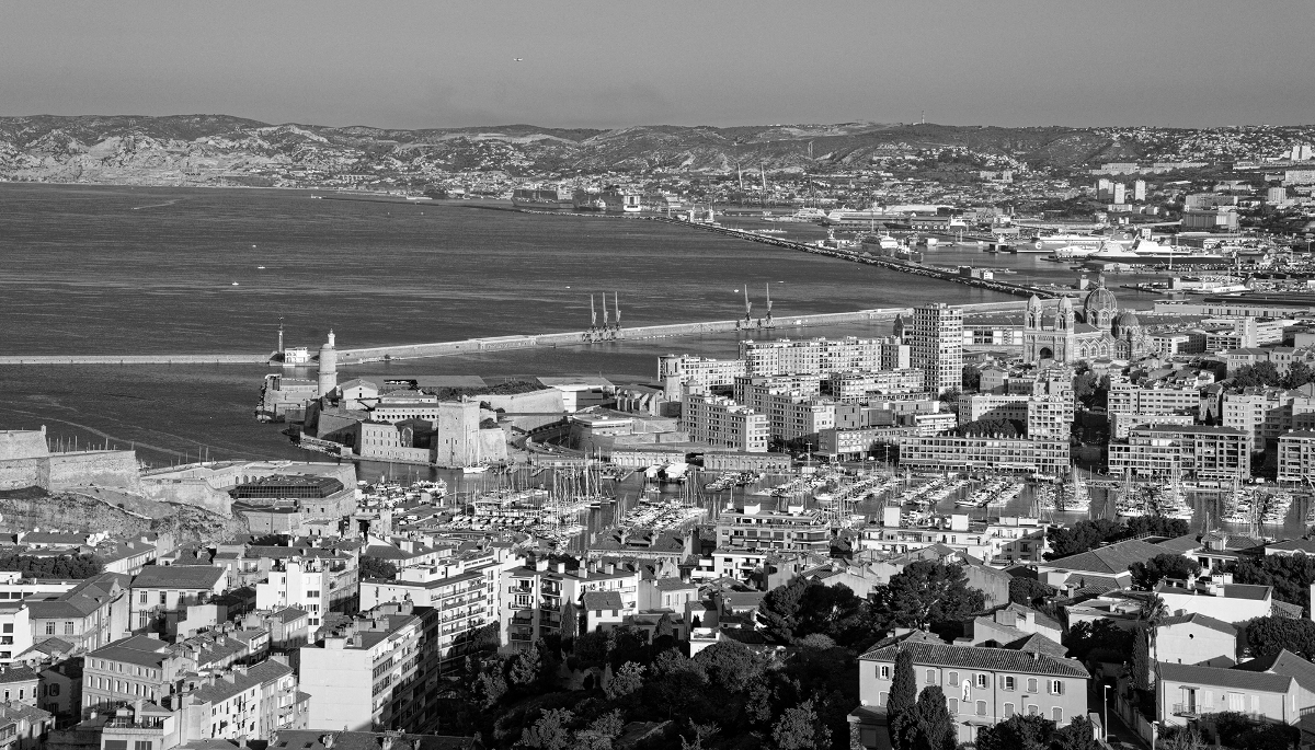 Vue de Marseille.
