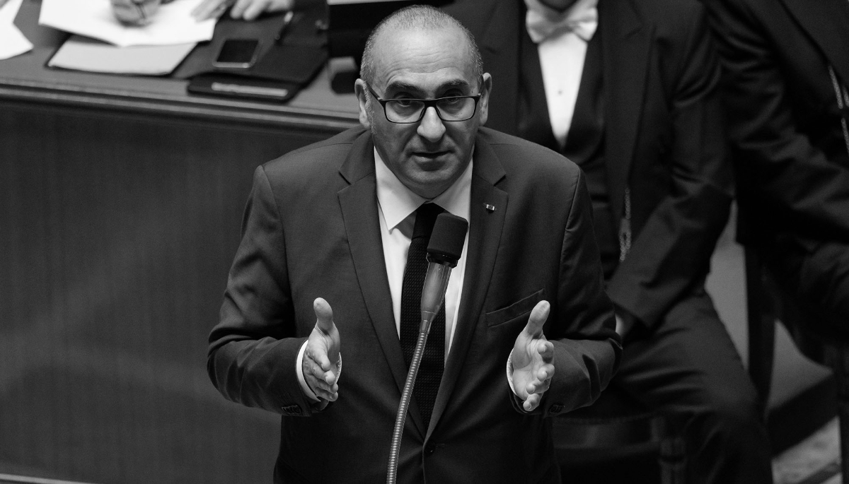 Le ministre français de l’intérieur Laurent Nuñez, le 18 novembre 2025 à l'Assemblée nationale, à Paris.