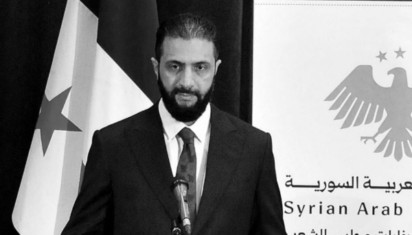 Le dirigeant syrien Ahmed al-Charaa, le 5 octobre 2025 à Damas.