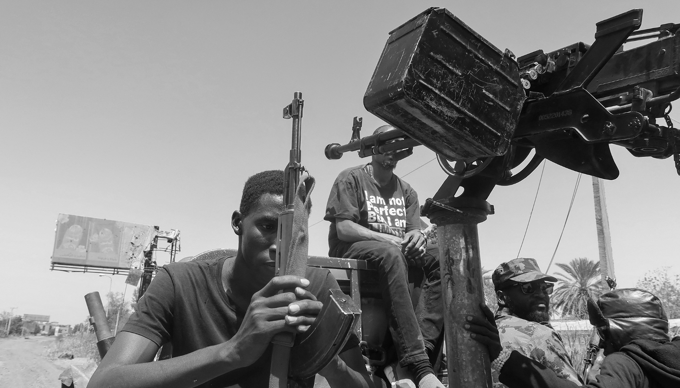 Un membre des forces armées soudanaises à Omdurman, au Soudan, le 9 mars 2024.