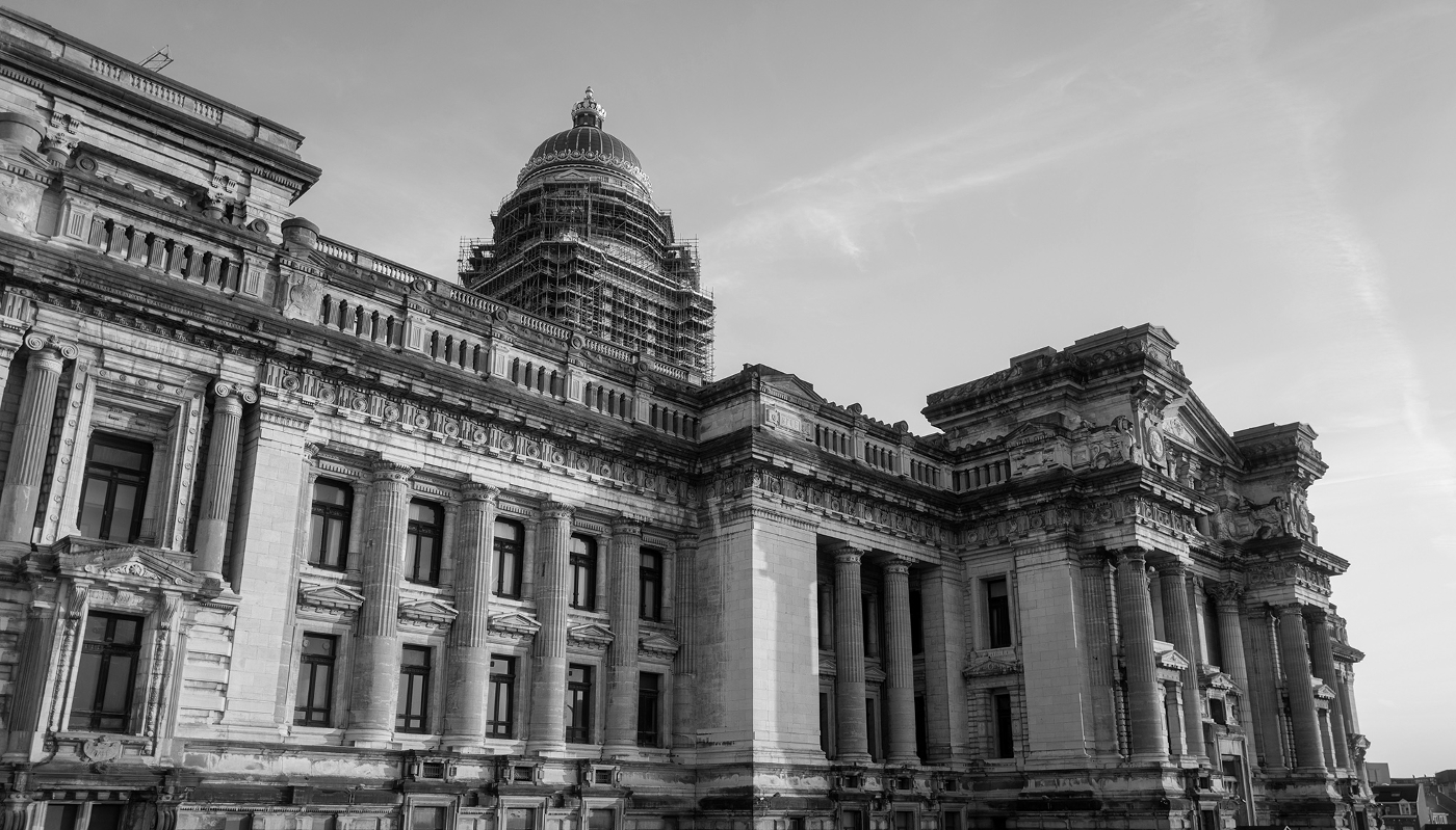 Le palais de justice de Bruxelles, en Belgique, où se tiendra le procès de Viktor Guennadievitch Labin à partir du 22 avril 2026.