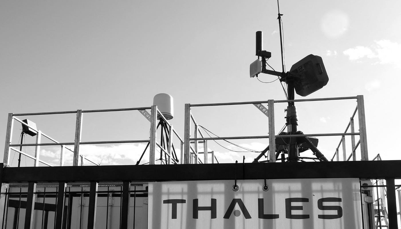 Présentation de l'une des configurations possibles du système Parade par Thales et CS Group, le 21 octobre 2022.