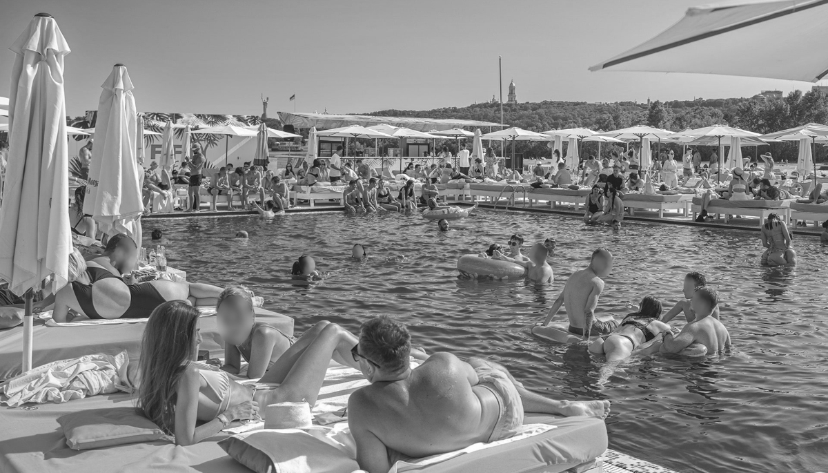 Le Fifty Beach Club de Kiev.