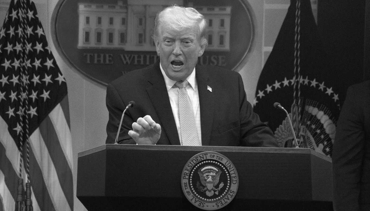 Le président américain Donald Trump à Washington, DC, le 6 avril 2026.