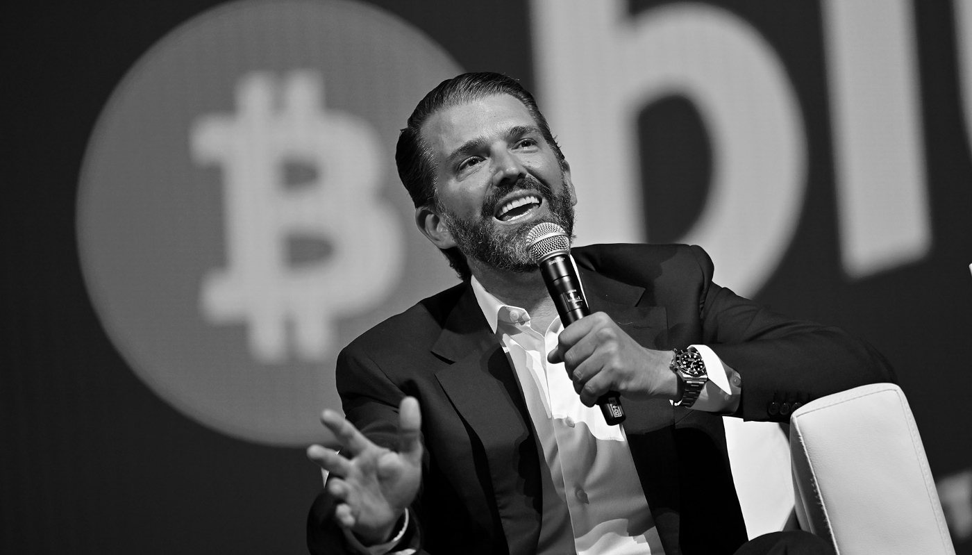 Donald Trump Jr à la conférence Bitcoin 2025, le 28 mai 2025, à Las Vegas.