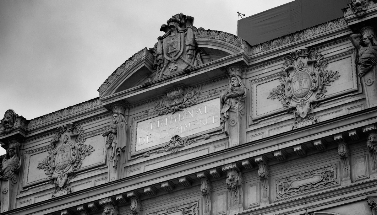 Le tribunal de commerce de Paris.
