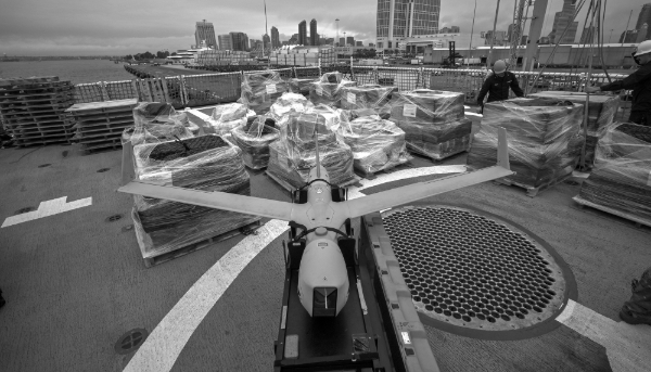 Vaste opération de lutte contre la drogue menée par les garde-côtes américains à San Diego, le 13 février 2025.