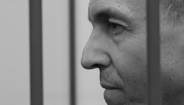 Le chercheur français Laurent Vinatier assiste à une audience au tribunal du district de Zamoskvoretsky à Moscou, le 14 octobre 2024.