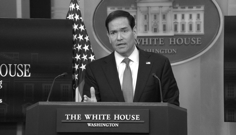 Le secrétaire d'État américain Marco Rubio, le 6 mai 2026.