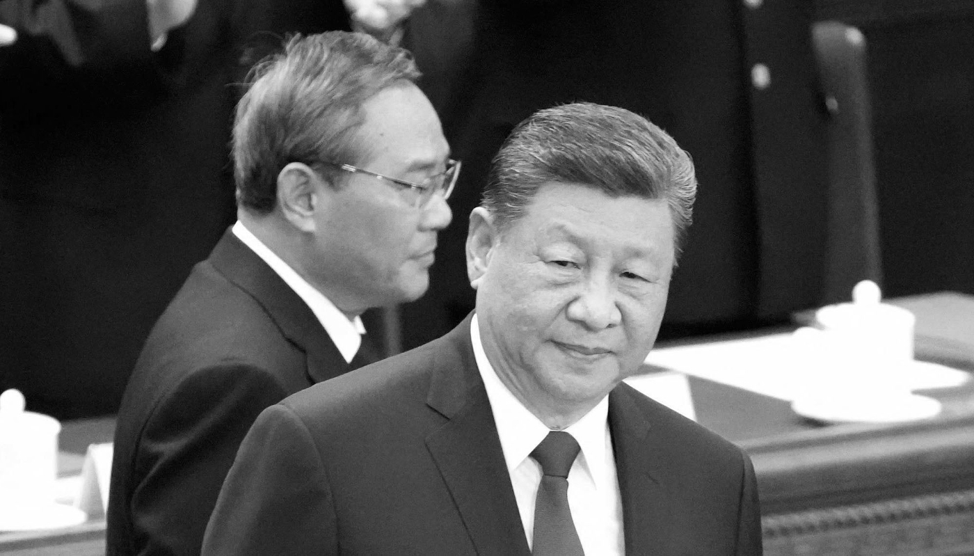 Le président chinois Xi Jinping et son premier ministre Li Quiang.