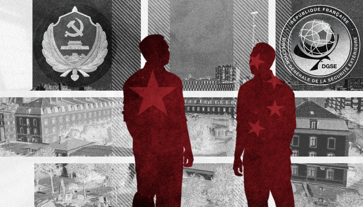 Les derniers secrets des 'traîtres de la DGSE', épisode 1. En fond, l'actuel siège de la DGSE, boulevard Mortier, à Paris.