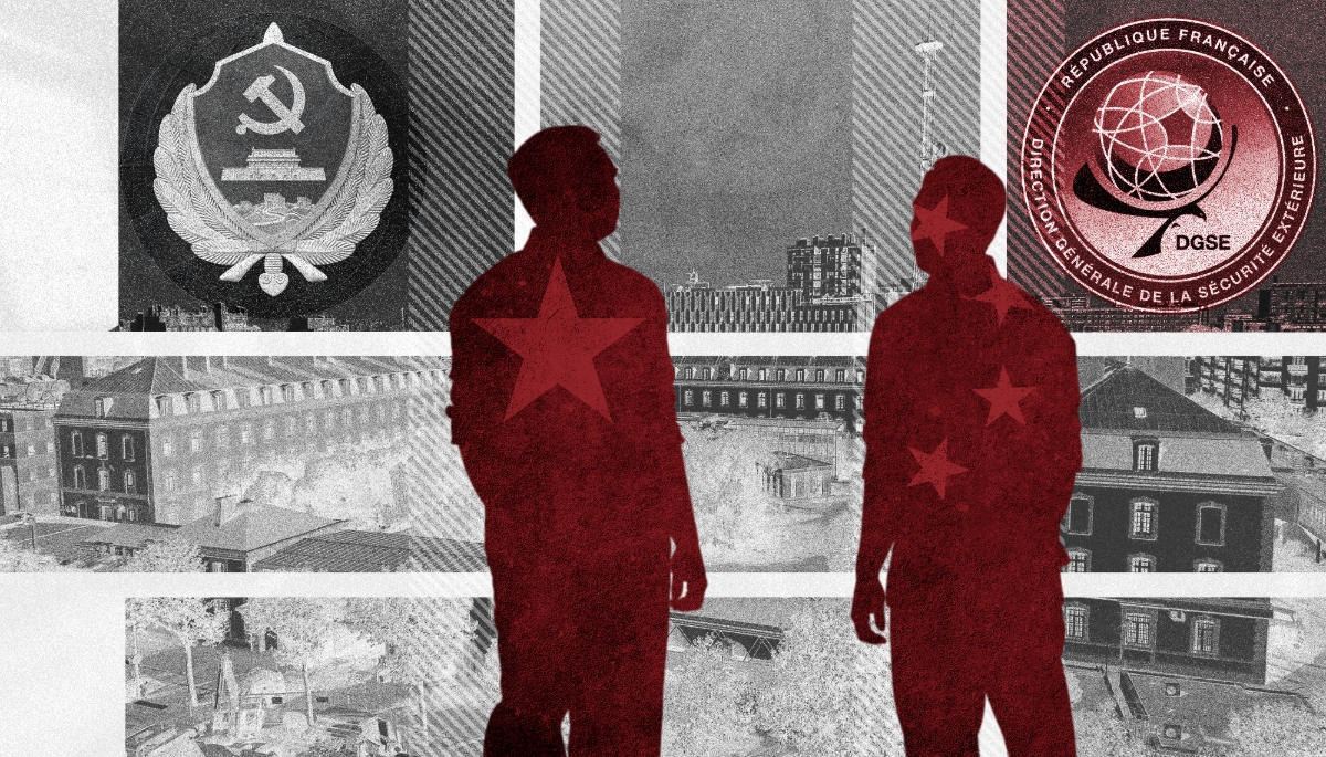 Les derniers secrets des 'traîtres de la DGSE', épisode 2. En fond, l'actuel siège de la DGSE, boulevard Mortier, à Paris.