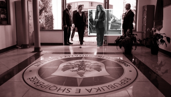 Vlora Hyseni, directrice du renseignement albanais.