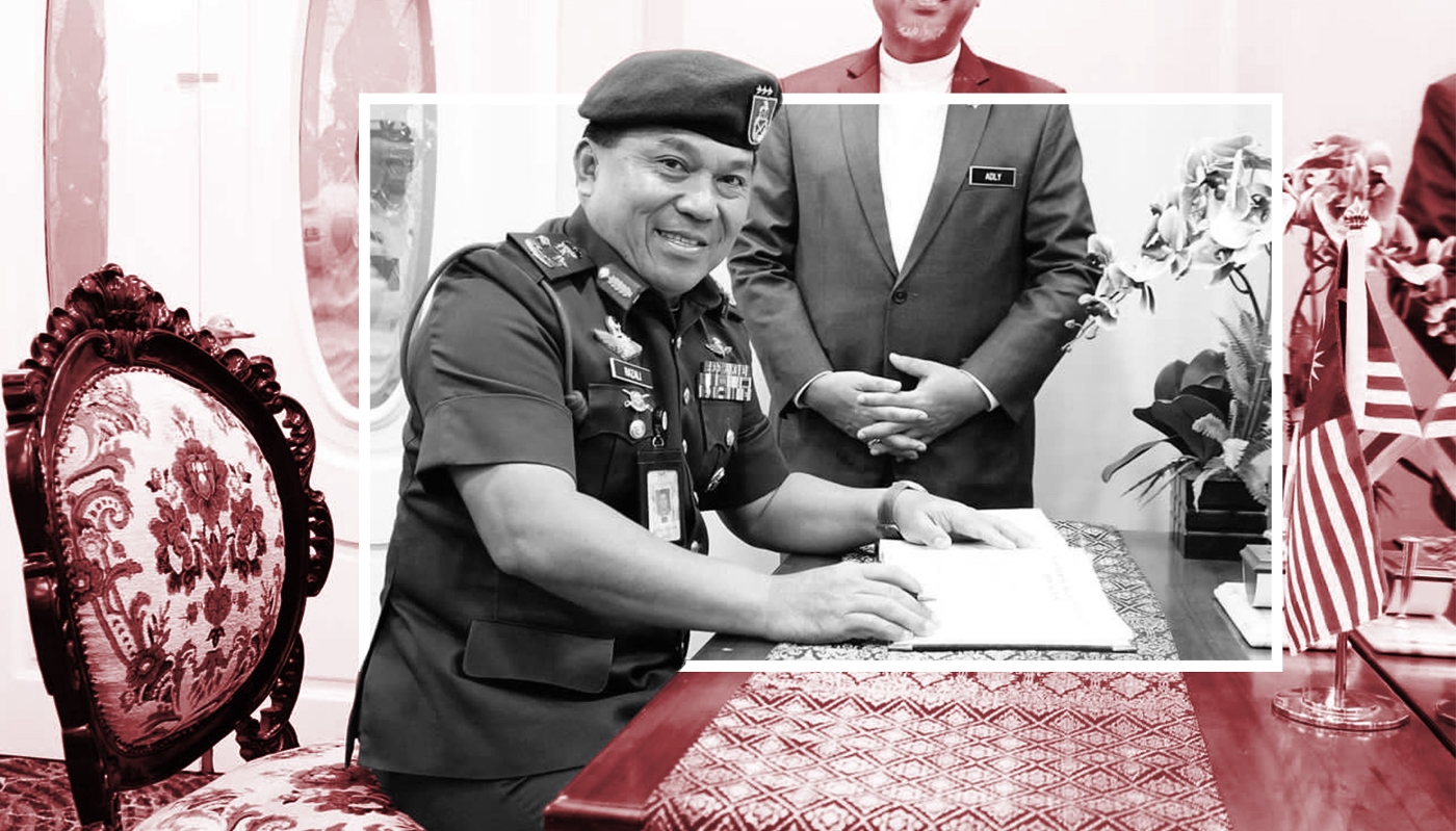 Le général Mohd Razali Alias, directeur de l'Organisation malaisienne de renseignement militaire (Malaysian Defence Intelligence Organisation, MDIO).