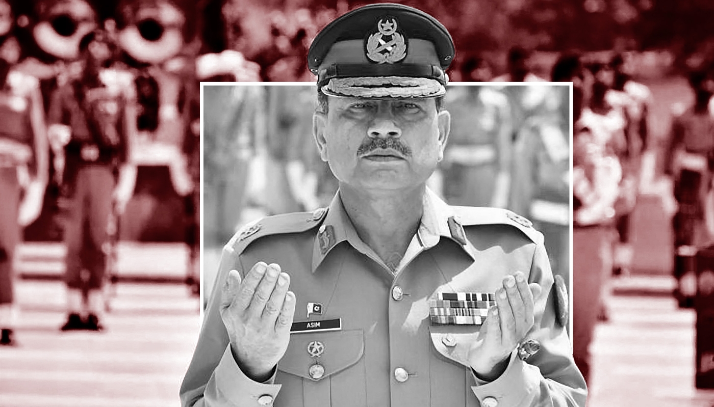 Le chef d'état-major pakistanais Asim Munir, le 21 mai 2025 à Rawalpindi.