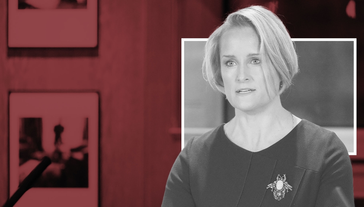 La directrice du MI6 britannique, Blaise Metreweli, le 15 décembre 2025 à Londres.
