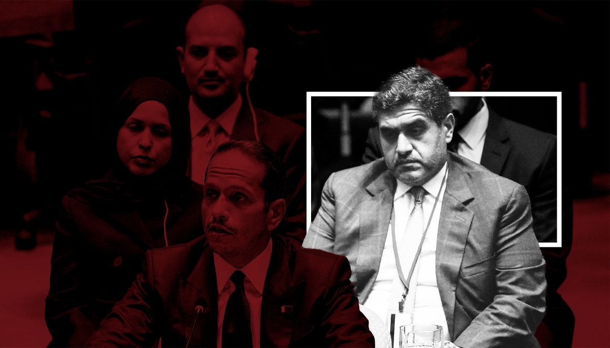 Ali al-Thawadi, conseiller aux affaires stratégiques du Qatar, le 11 septembre 2025 au siège de l'ONU à New York.