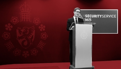 Le directeur général du MI5, Ken McCallum, au siège des services de sécurité britanniques, à Londres, le 16 octobre 2025.