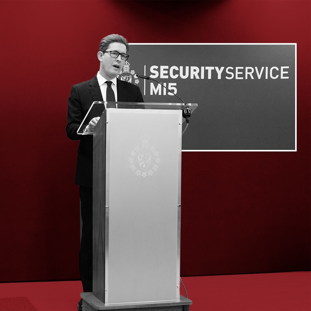 Le directeur général du MI5, Ken McCallum, au siège des services de sécurité britanniques, à Londres, le 16 octobre 2025.