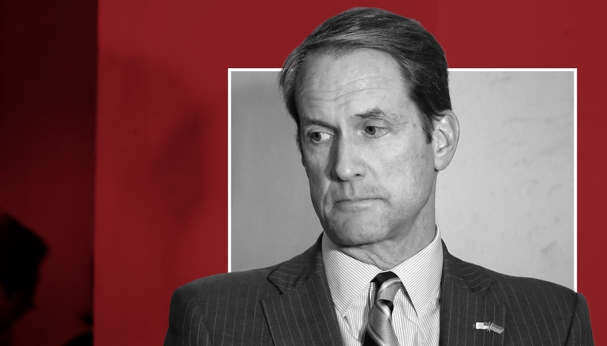 Le député américain Jim Himes, vice-président de la commission du renseignement de la Chambre des représentants, le 29 mai 2026 à Odessa, en Ukraine.
