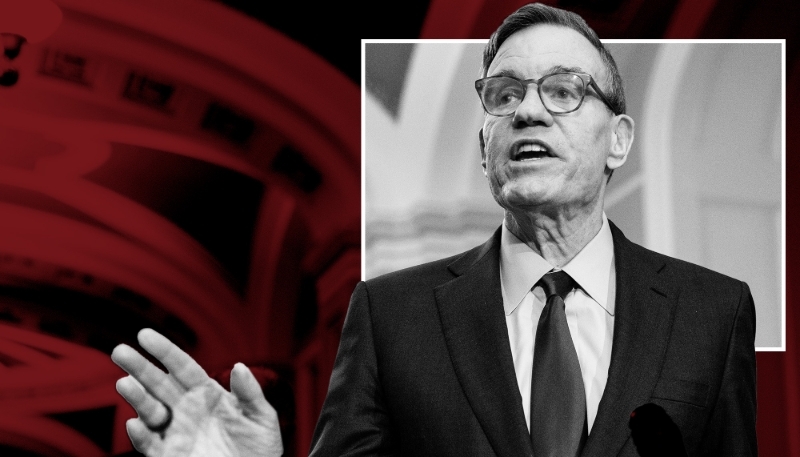 Mark Warner, sénateur démocrate de Virginie, le 11 février 2025 à Washington.