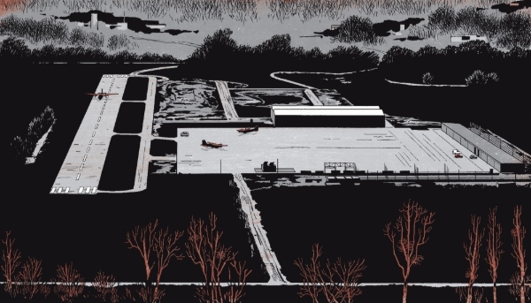 Une mystérieuse base aérienne nichée dans les plaines agricoles d'Ukraine est opérée conjointement par les forces ukrainiennes et américaines.