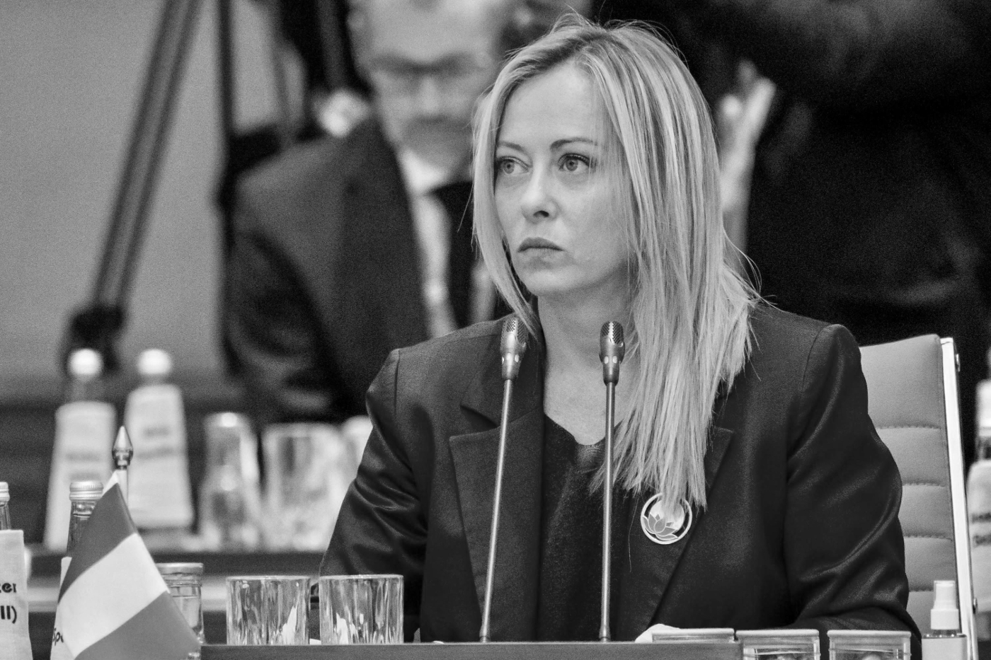 La première ministre italienne, Giorgia Meloni, lors du sommet du G20, à New Delhi, en septembre 2023.