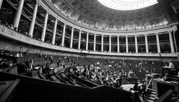 L'hémicycle de l'Assemblée nationale, le 5 juillet 2025.