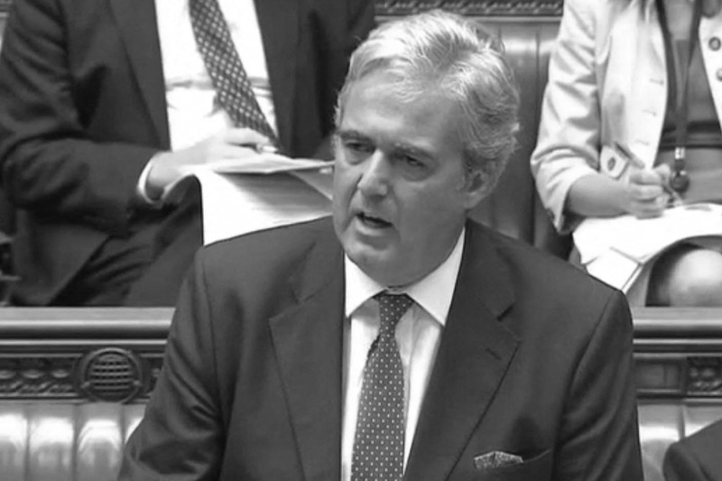 Le député conservateur Mark Garnier à la chambre des communes, en septembre 2016. 